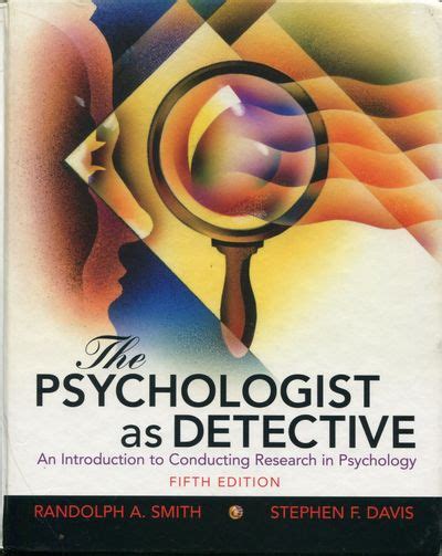 The Psychologist As Detective Fifth Edition An Introduction To
