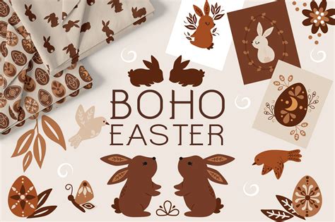 Boho Easter By Owlasya Thehungryjpeg