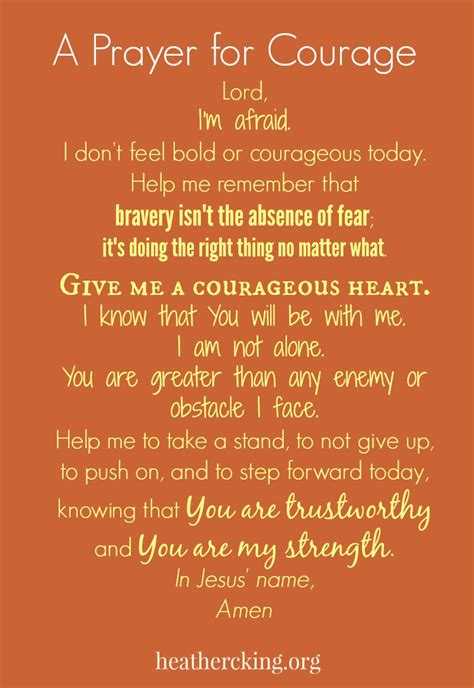 15 Bible Verses And A Prayer For Courage Heather C King Room To