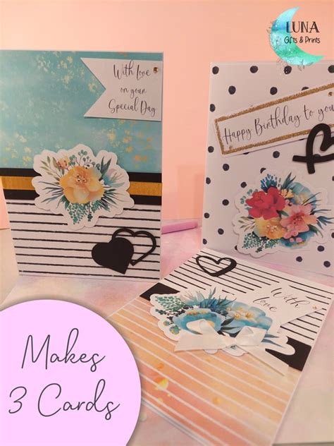 Paper Party And Kids Card Making And Stationery Diy Craft Kit Birthday