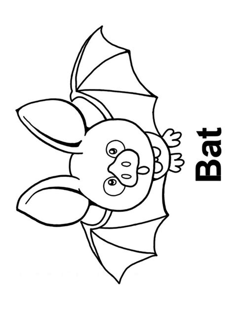 Cute Baby Bat Coloring Page Free Printable Coloring Pages For Kids