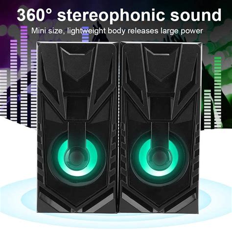 Buy Gogroove Basspulse 21 Computer Speakers With Red Led Glow Lights