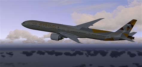 Etihad 77w business class