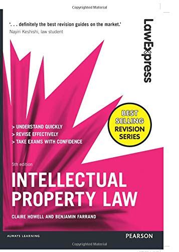 Law Express Intellectual Property Law Uk Edition Law Express