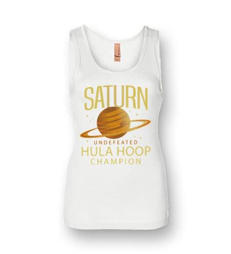 Saturn Undefeated Hula Hoop Champion Womens Jersey Tank Dreamstees