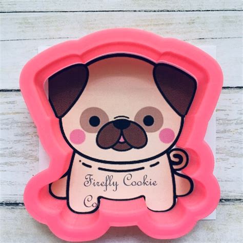 Pug Cookie Cutter Etsy