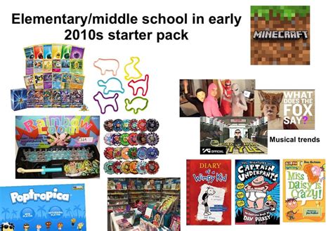 Elementarymiddle School In Early 2010s Starter Pack Starterpacks