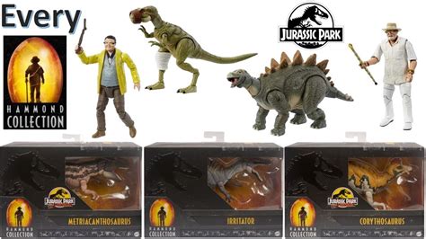 See Newer Video Every Mattel Jurassic Park Hammond Collection Action