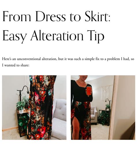 Easy Diy Clothes Alteration Alter Your Dress Into A Fashionable Skirt