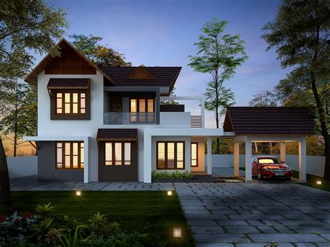 Beautiful Contemporary Style Residence 32 Lakhs Kerala House Design