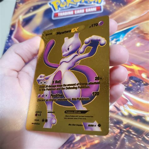 Mavin Pokemon Mewtwo Ex Gold Foil Custom Card