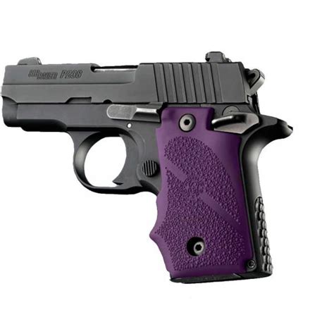 Sig Sauer P238 Rubber Grip With Finger Grooves Purple Firearms