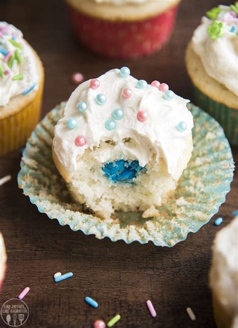 Gender Reveal Cupcakes Like Mother Like Daughter