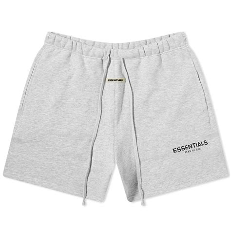 Brand New Fear Of God Essentials Volley Shorts Black Reflective Size
