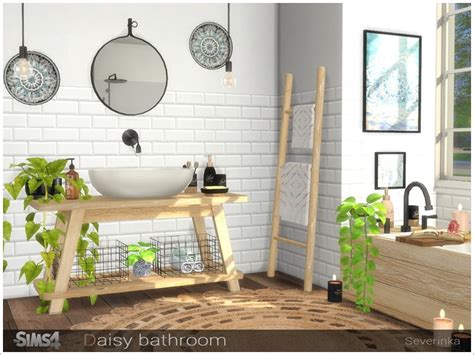 Daisy Bathroom By Severinka Liquid Sims