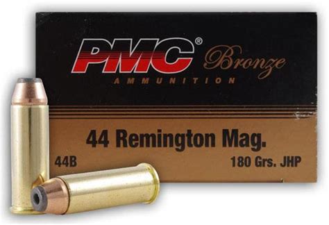 Pmc Bronze Line Handgun Ammunition 44 Remington Mag Jacketed Hollow
