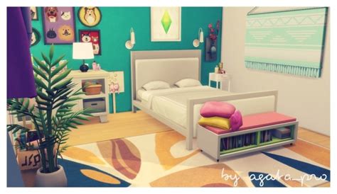 Pastel Bedroom At Agathea K Sims 4 Updates