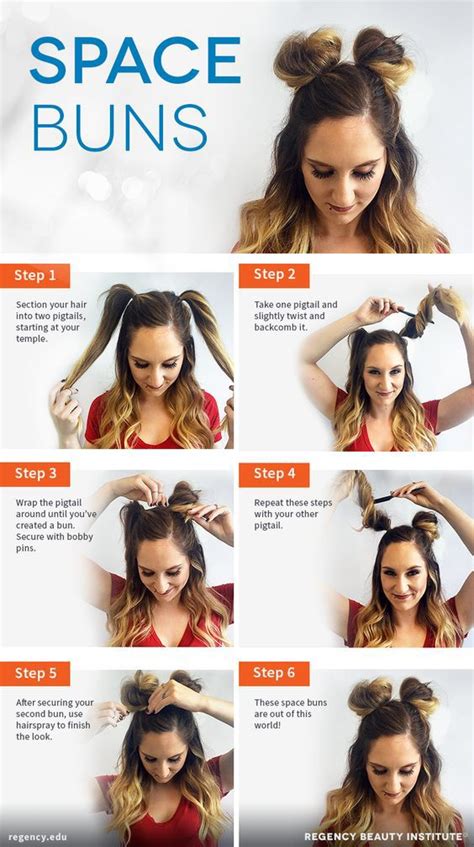 How To Do Two Buns With Hair Down Hairstyles6h