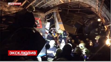 Video At Least 20 Dead In Moscow Subway Train Derailment Abc News