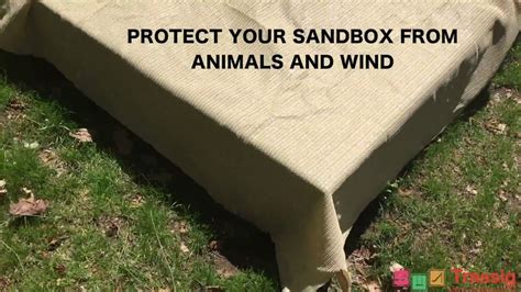 Diy How To Create A Weighted Sandbox Cover Youtube