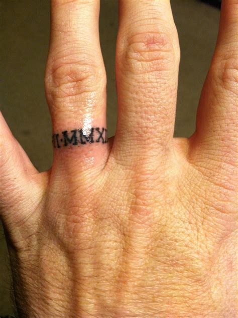 Men S Wedding Ring Tattoo A Unique And Timeless Symbol Of Love