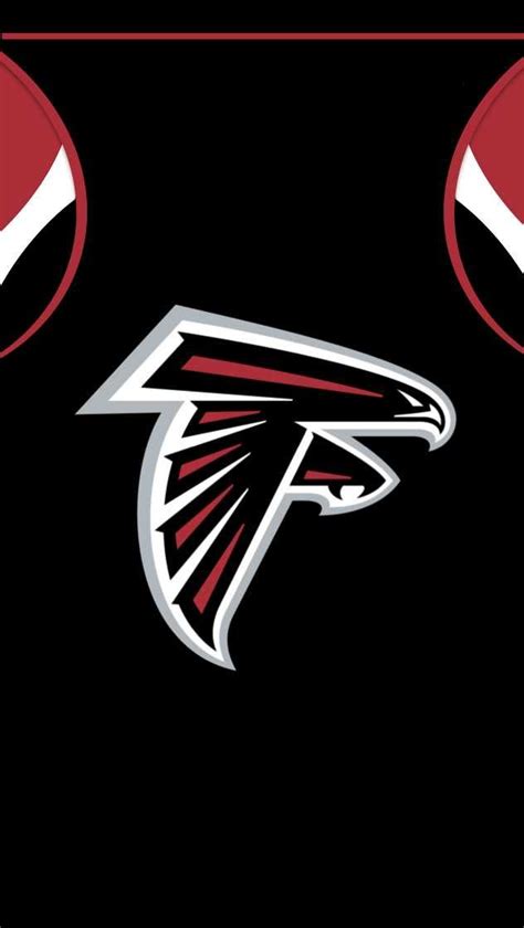 The Atlanta Football Team S Logo On A Black Background