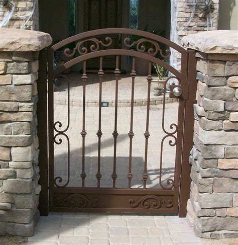 3794 Wrought Iron Front Door Front Gates Wrought Iron Gates Entrance