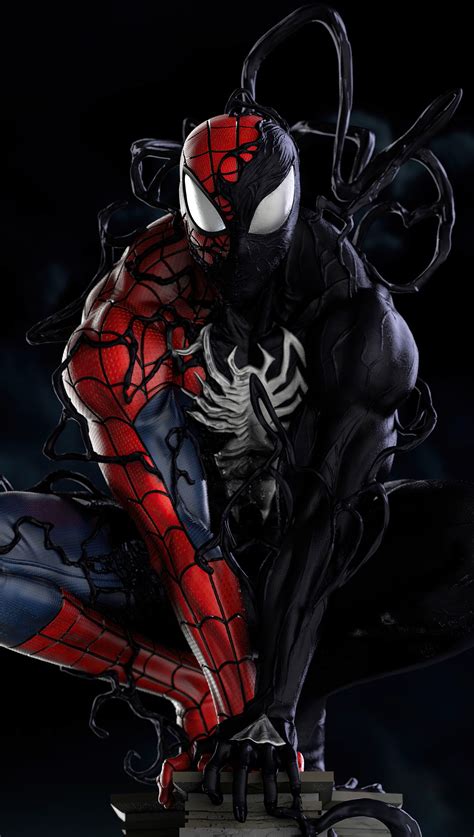 Spider Man Symbiote Transformación Fondo De Pantalla 5k Hd Id7589