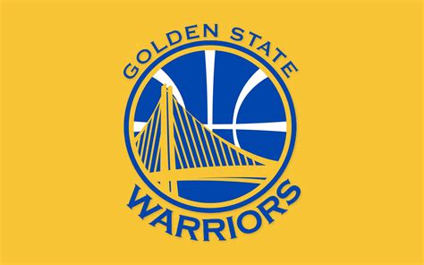 Golden state warriors, american professional basketball team based in san francisco that plays in the national basketball association. GOLDEN STATE WARRIORS Nba Basketball logo over yellow ...