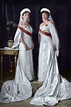 Grand Duchesses Olga and Tatiana, daughters of Nicholas II Romanov ...