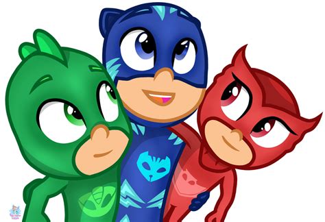 The Pj Masks By Rainboweevee Da On Deviantart