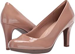 Clarks Heavenly Star Nude Patent Leather Free Shipping Zappos Com