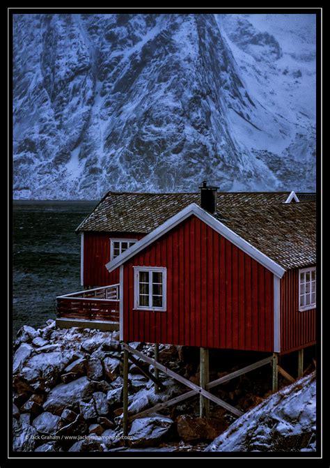 Windy Here In Lofoten Norway Red Fishing Cabins 1st Class Living In