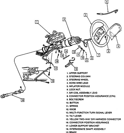 Qanda How To Install A Steering Column In A 93 Pontiac Justanswer