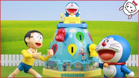 Doraemon Toy Pop Up Pirate Doremon Vs Nobita ドラえもん おもちゃ ドッキリジャンプ Đồ