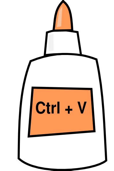 Ctrl + V = Paste Clip Art at Clker.com - vector clip art online
