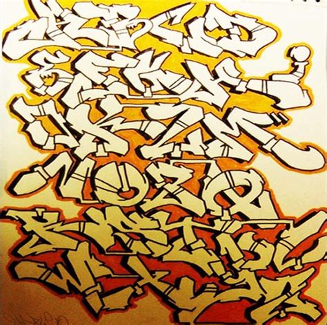 Graffiti Collection Ideas 6 Graffiti Alphabet Designs With Pencil