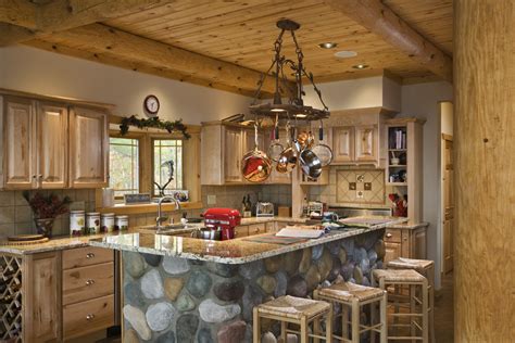 There are two things you need to know. Log Home Kitchens