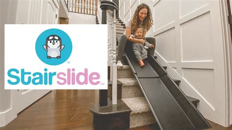 Stair Slide In Our House Childrens Indoor Slide For Stairs Youtube