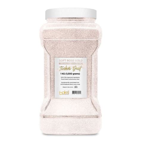 Soft Rose Gold Edible Glitter Tinker Dust 1kg Edible Glitter