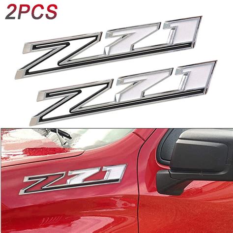 2pcs Z71 Emblems Replacement For Chevrolet Silverado Tahoe Etsy