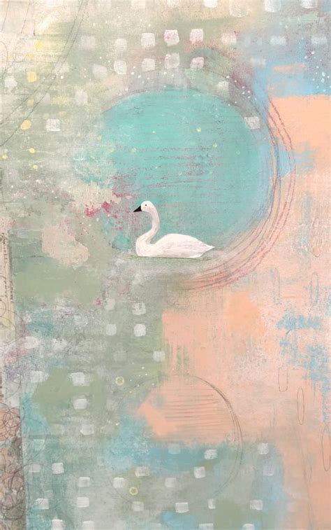 Swan Painting Original Pastel Canvas Art Painting For The Etsy In