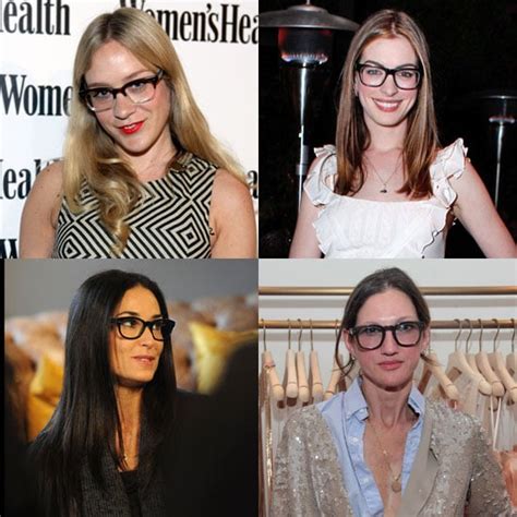 Celebrities Wear Geek Chic Glasses Trend Popsugar Fashion