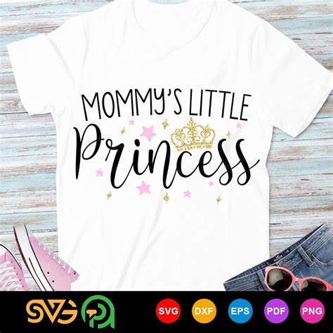 Mommys Little Princess Svg Little Princess Svg Mommy Girl Svg In