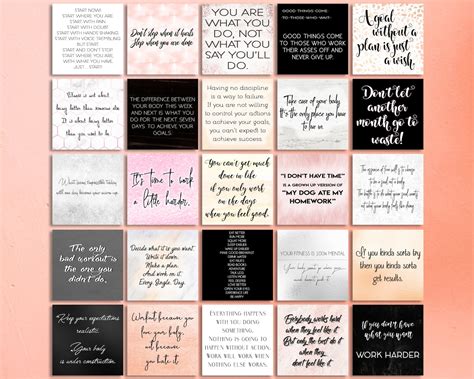 Vision Board Motivational Printables Yoursassyself Your Sassy Self 40