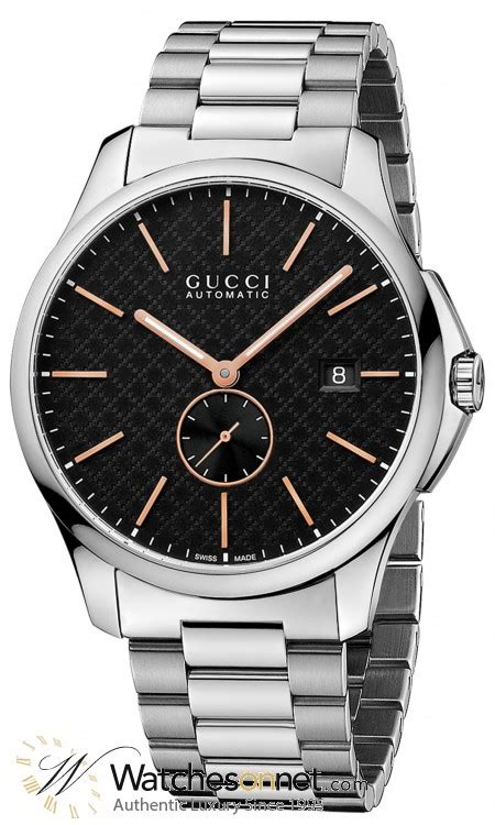 Gucci G Timeless Ya126312 Mens Stainless Steel Automatic Watch