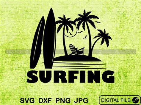Surfing Svg Surfer Svg Surf Wave Svg Surfboards Svg Cut Etsy