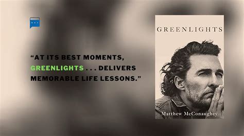 Greenlights By Matthew Mcconaughey Gobookmart Book Novel Reviews