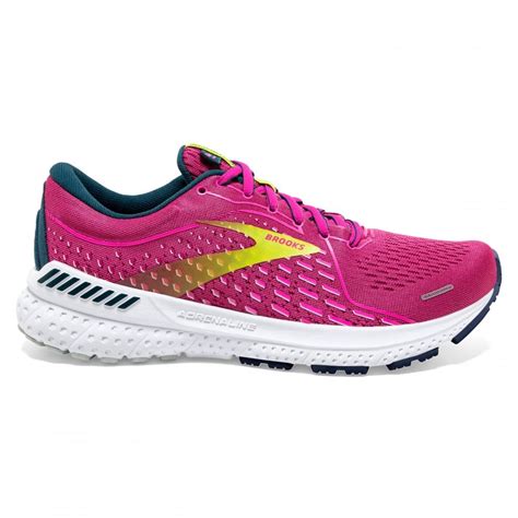 Brooks Womens Adrenaline Gts21 Pink Running Shoes Bmc Sports