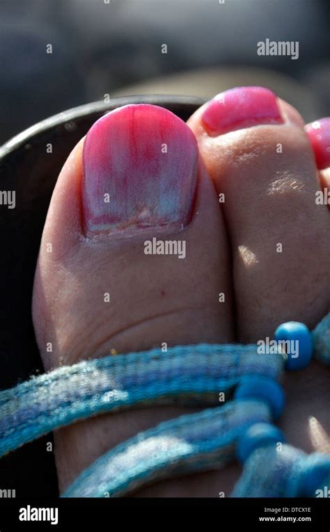 Painted Toenails Women Hi Res Stock Photography And Images Alamy